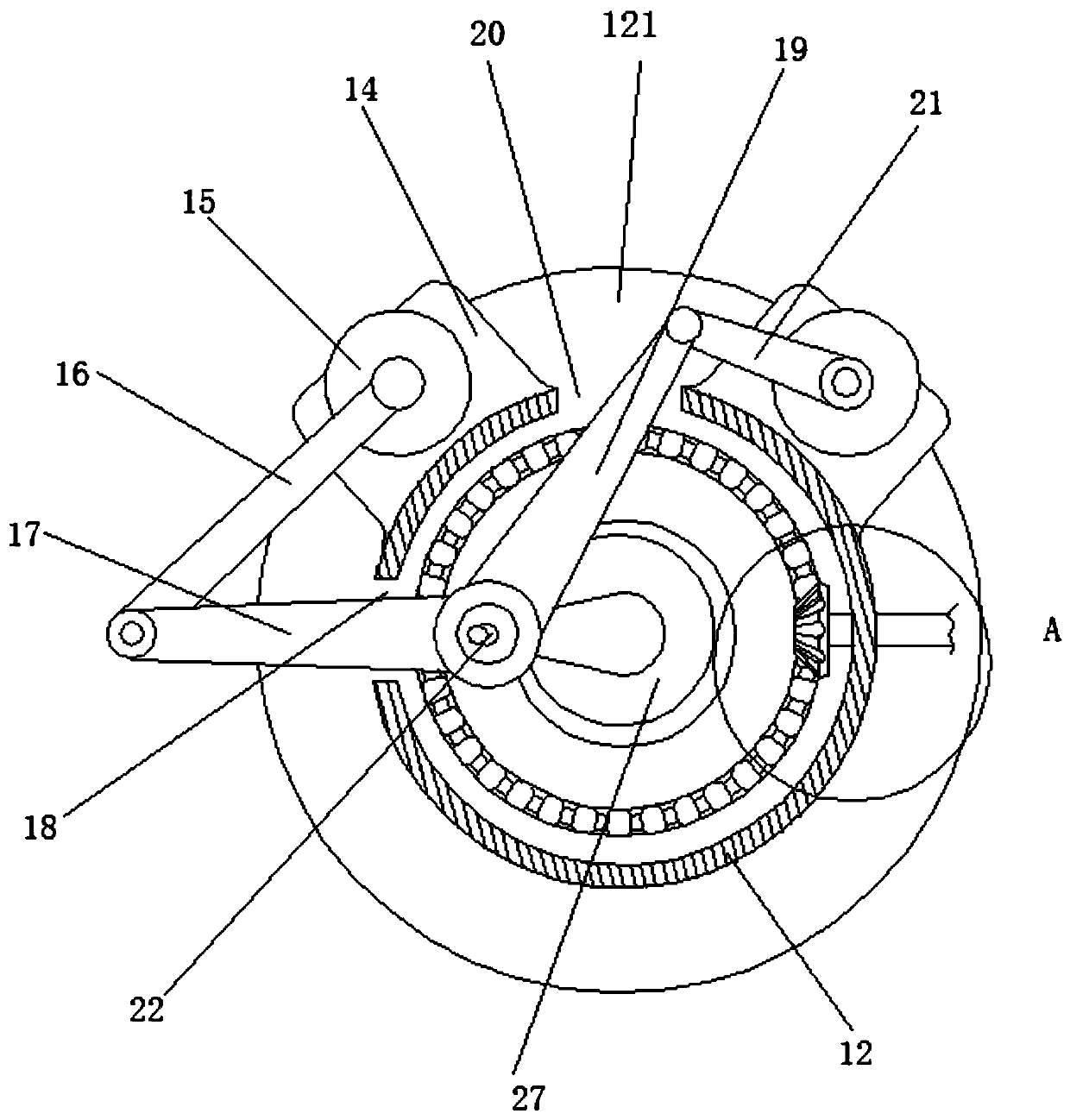 Convenient-to-operate cement laying and trowelling device