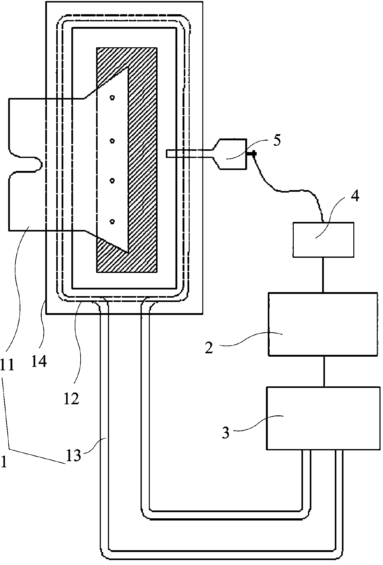 Heating device and method for graphite anode in rare earth molten salt electrolysis