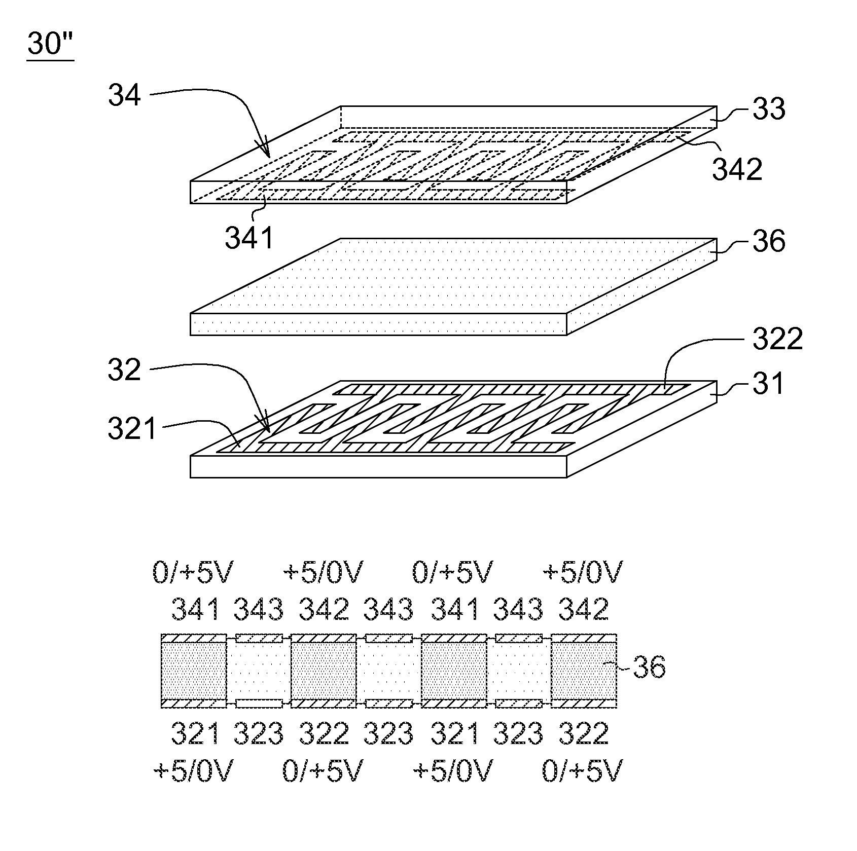 2D/3D switchable parallax barrier display