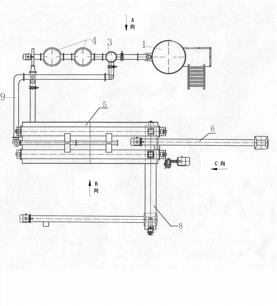 Continuous carbon powder production system