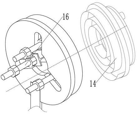 Rubber tube cross section cleaning device and process