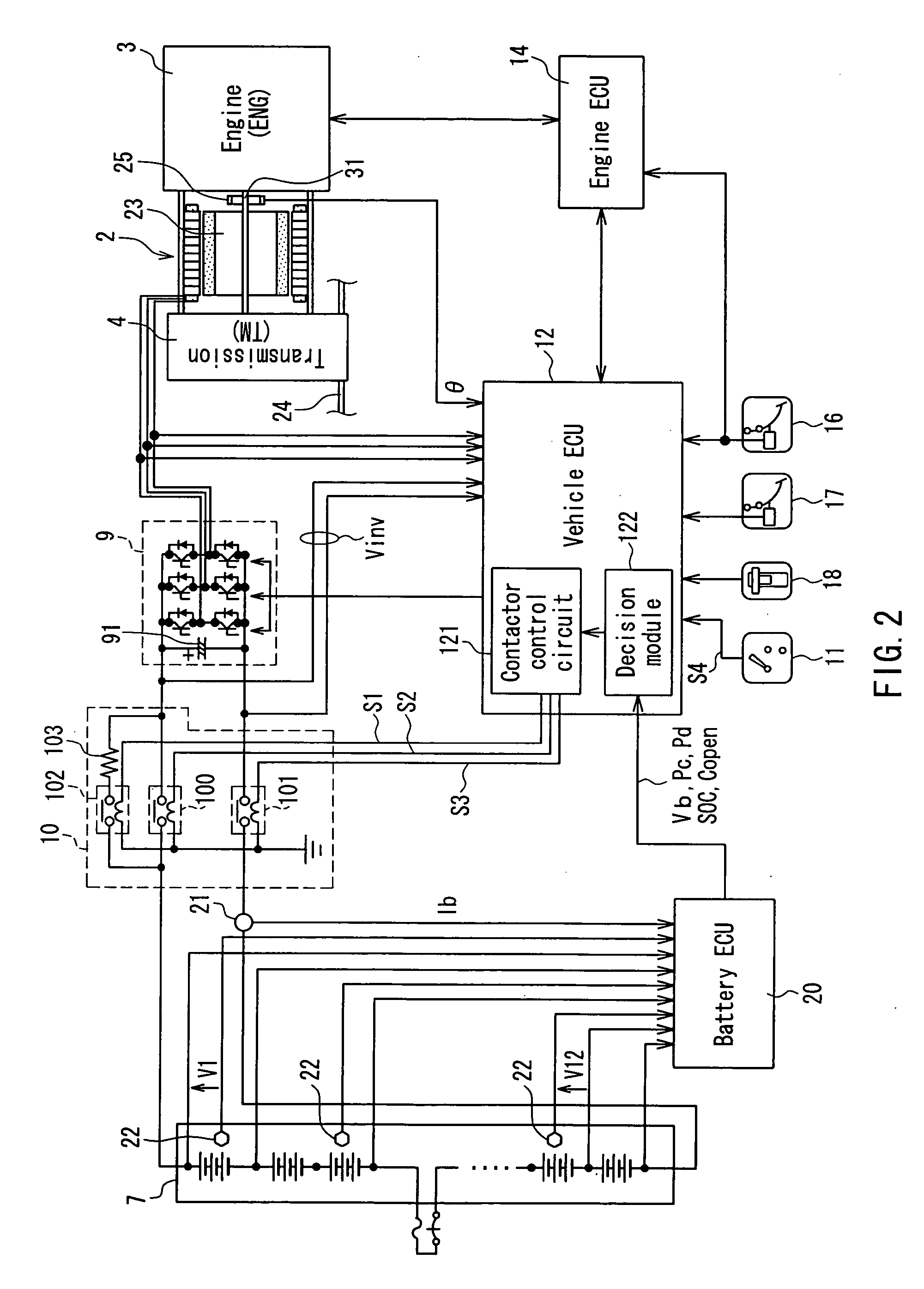 Power supply controller, electric vehicle and battery control unit
