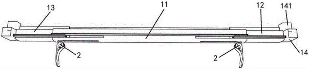 Box body structure of dry transformer