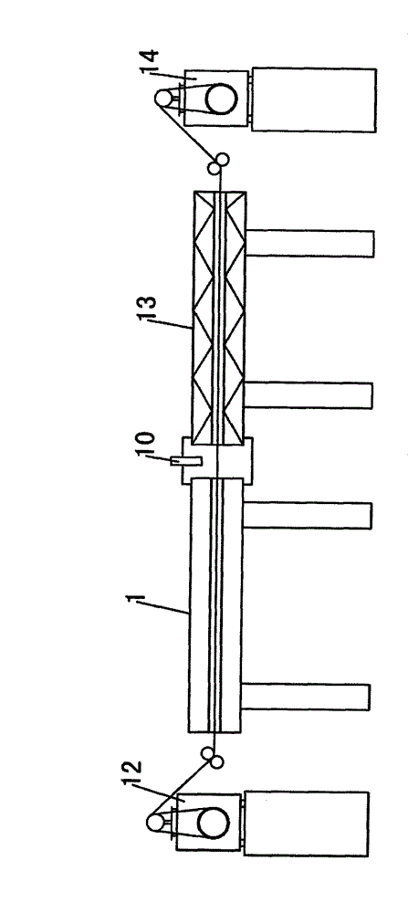 Inducing heating device for thin steel strip coil and heat treatment process thereof