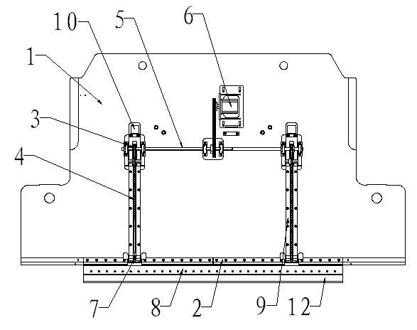 Automatic die changing device of bending machine