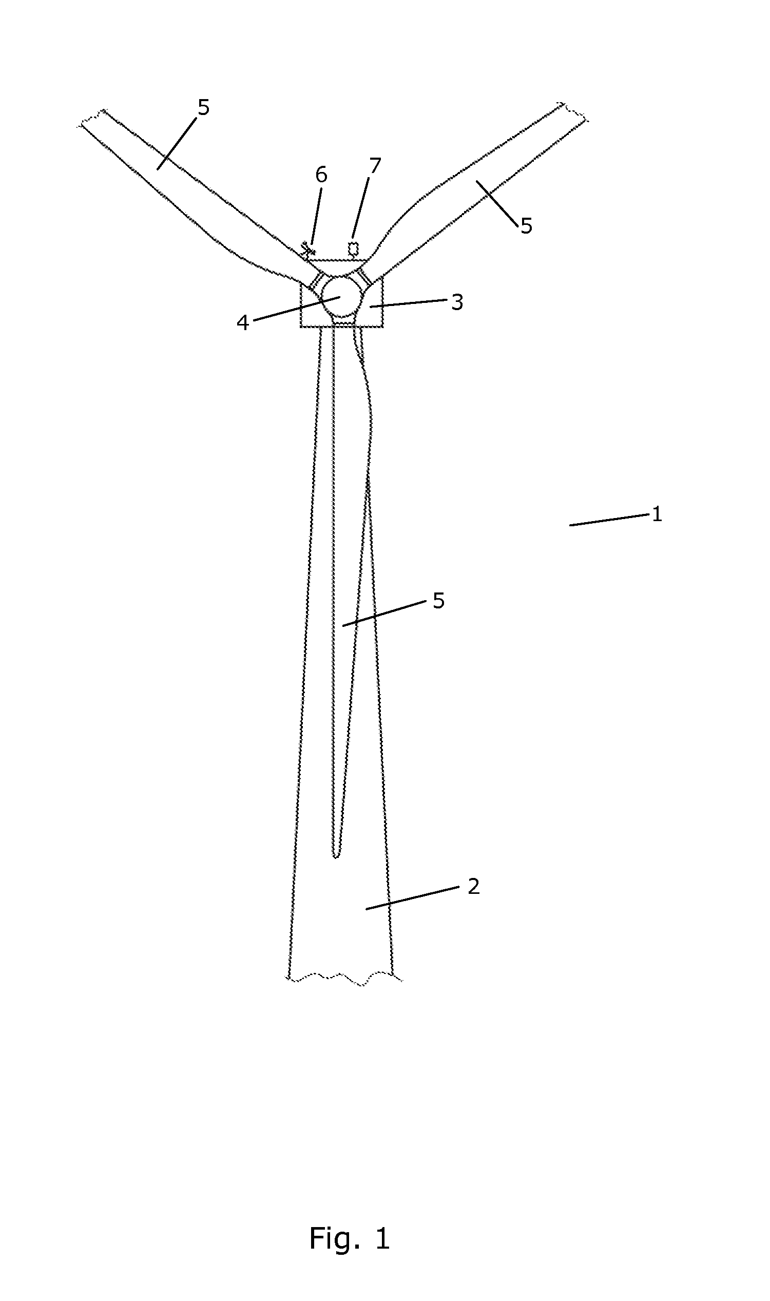 Control System and a Method for Controlling a Wind Turbine