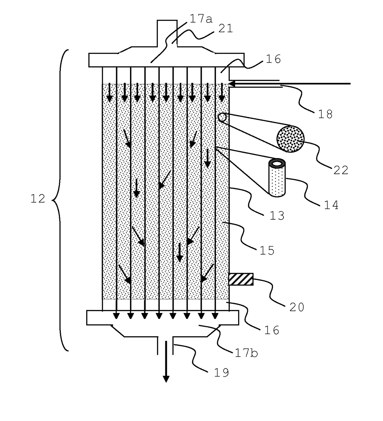 Integrated device for liver support system