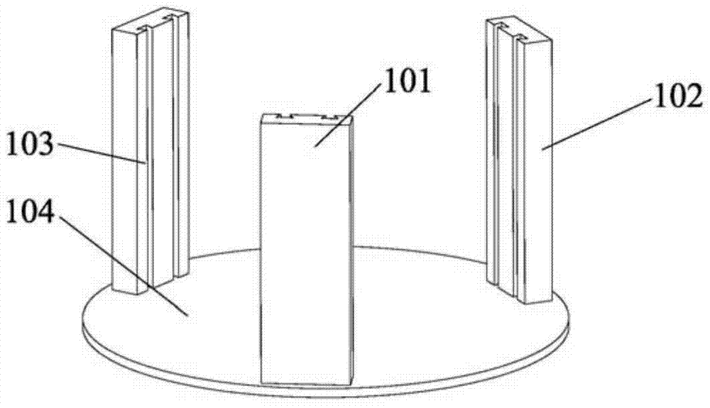 Three-freedom-degree parallel-connection spindle head mechanism