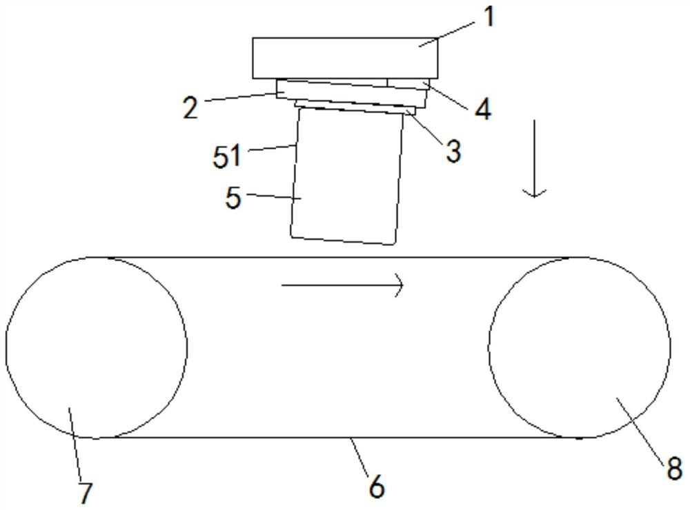 monocrystalline silicon wafer clamping device for reducing TTV and cutting method