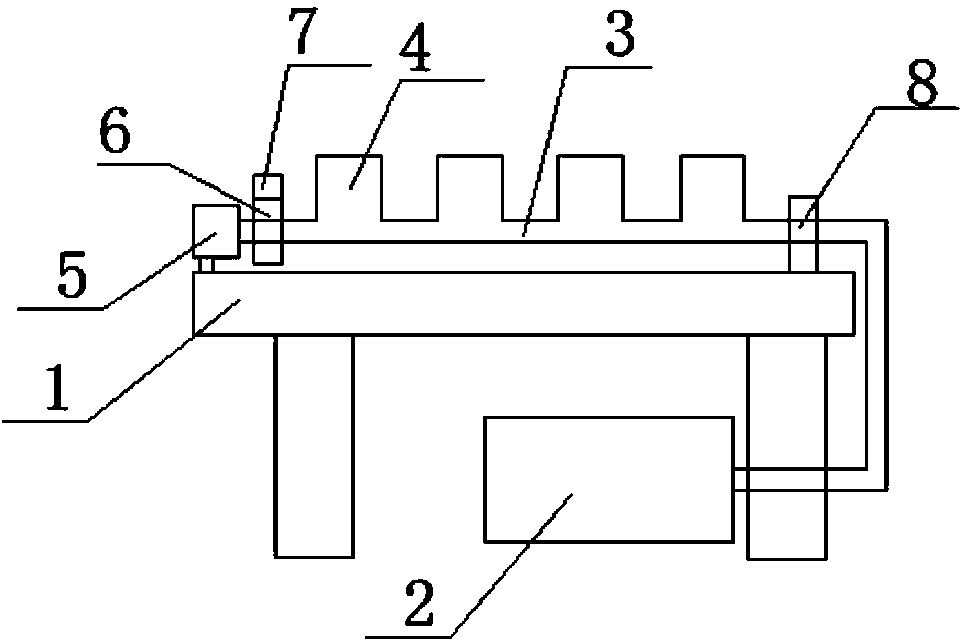 Pneumatic transmission device