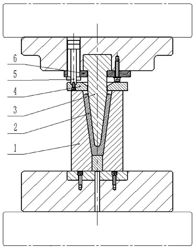 Powerful short-range demolding structure