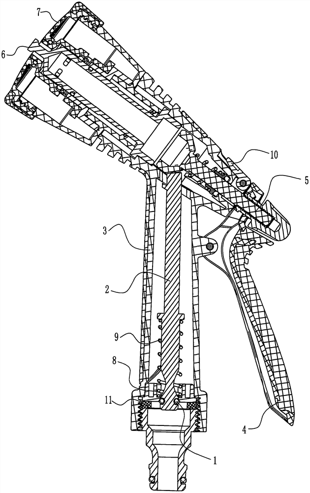 Filter for spray gun of oxygen generator with valve