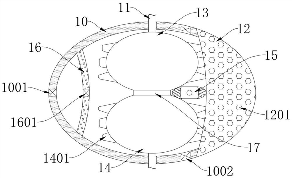 A wearable leg massager for beauty treatment