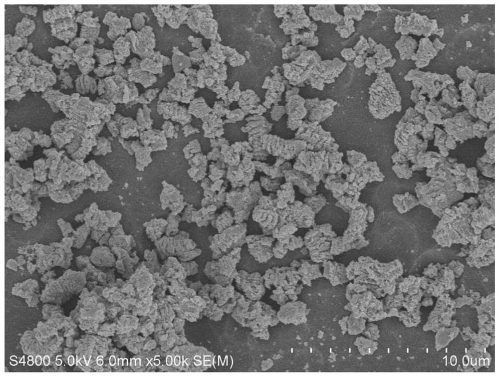 A kind of worm-like tin oxide gas-sensing material and its preparation method and ethanol detection application