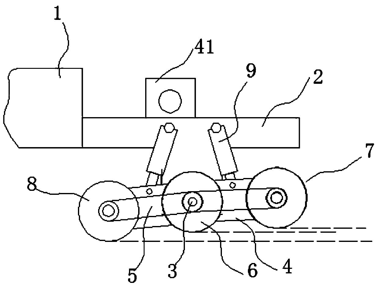 A road milling machine