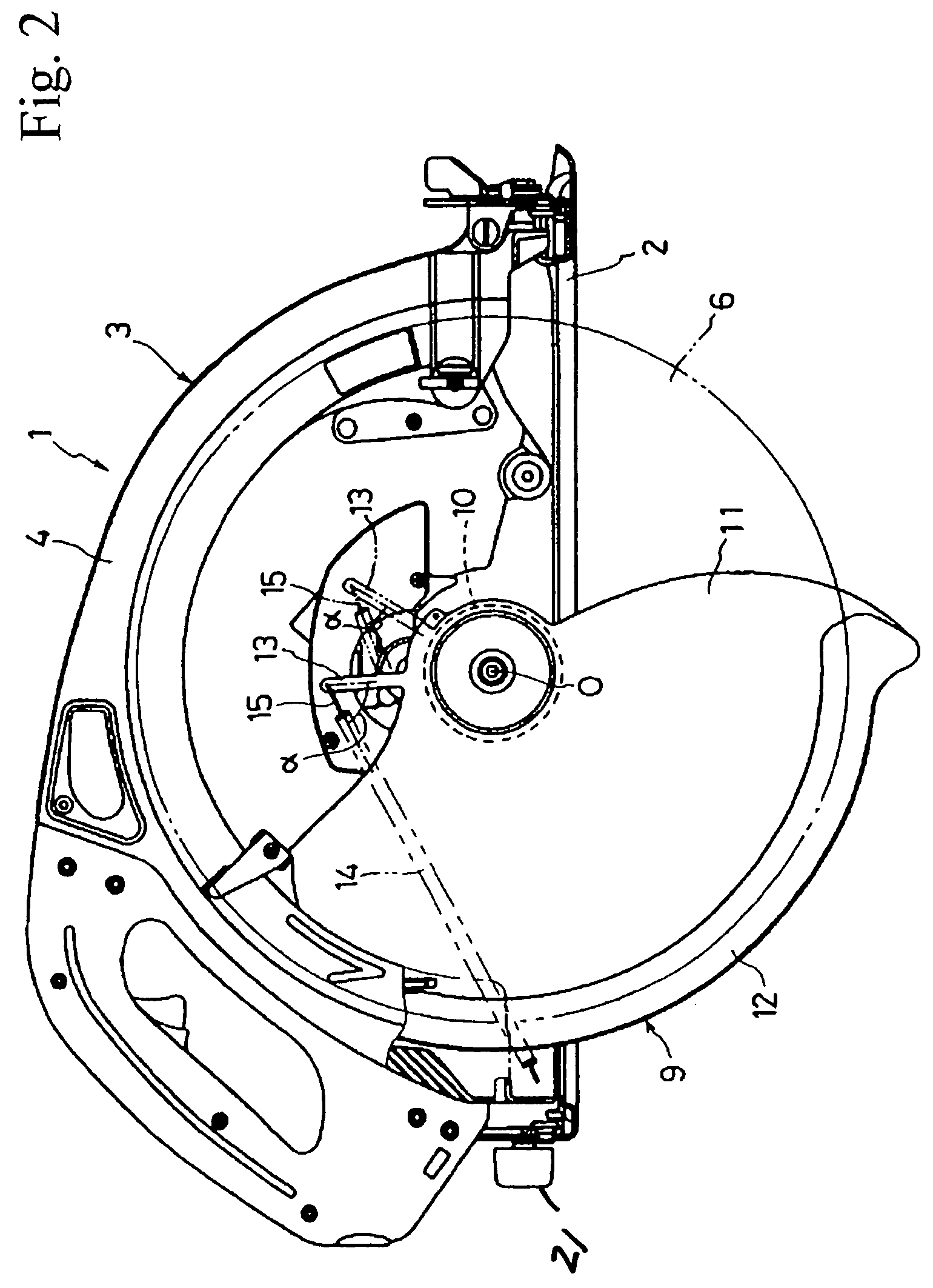 Circular saw with an improved lower blade guard