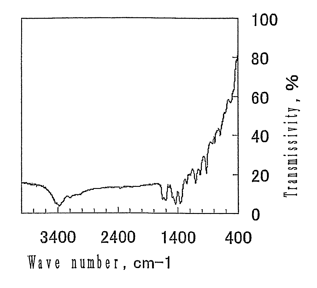 Porous substance and process for producing the same