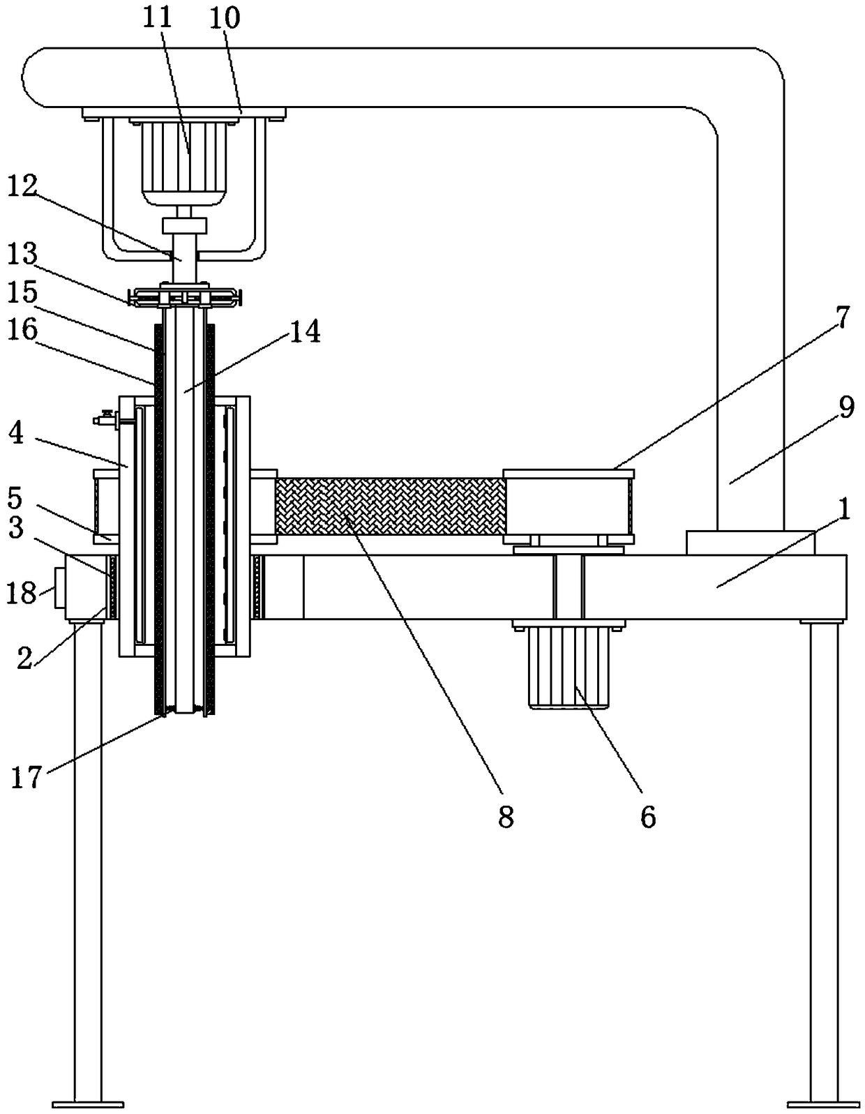 Chimney tube ash-removing device