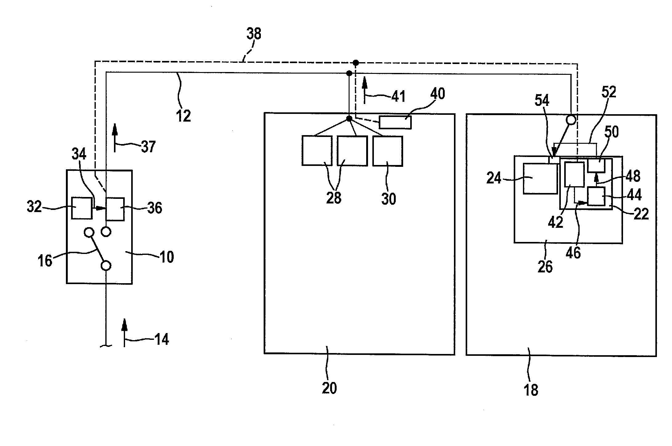 Method for charging a rechargeable energy store, charging device for a rechargeable energy store, and circuit breaker