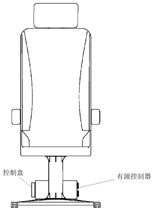 Local space active noise control system based on rail locomotive