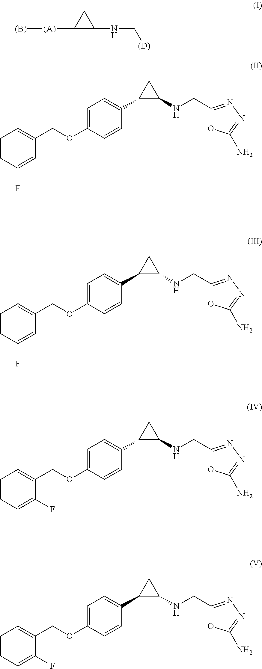 Arylcyclopropylamine based demethylase inhibitors of lsd1 and their medical use