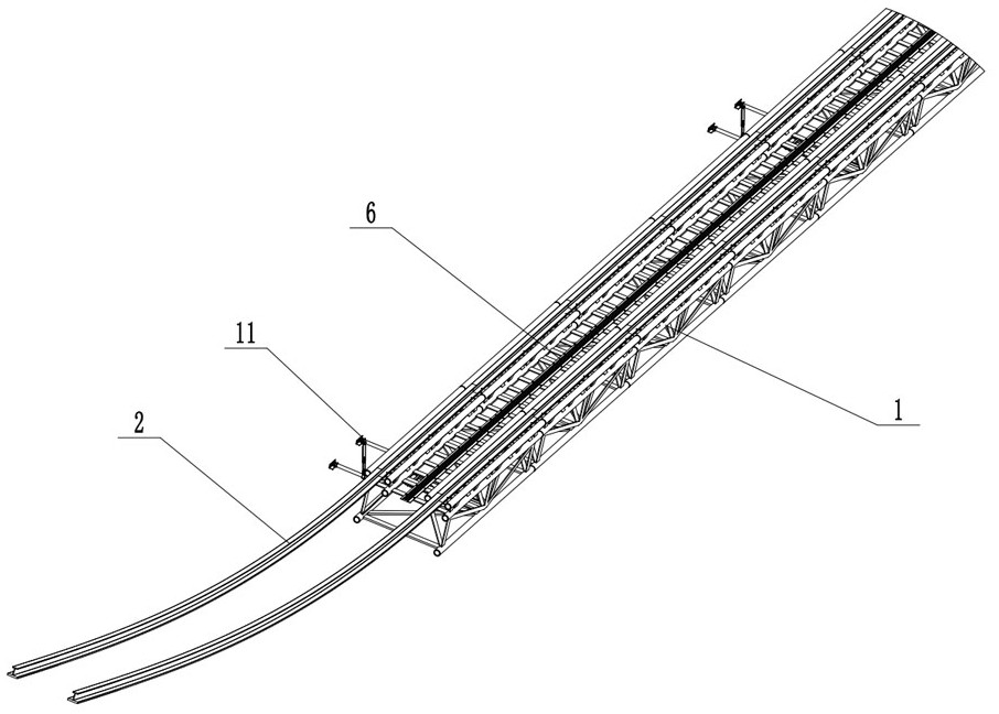 Inclined construction lifting device