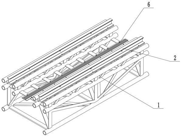 Inclined construction lifting device