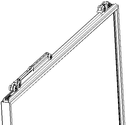A method for installing a sliding door leaf and hanging wheels