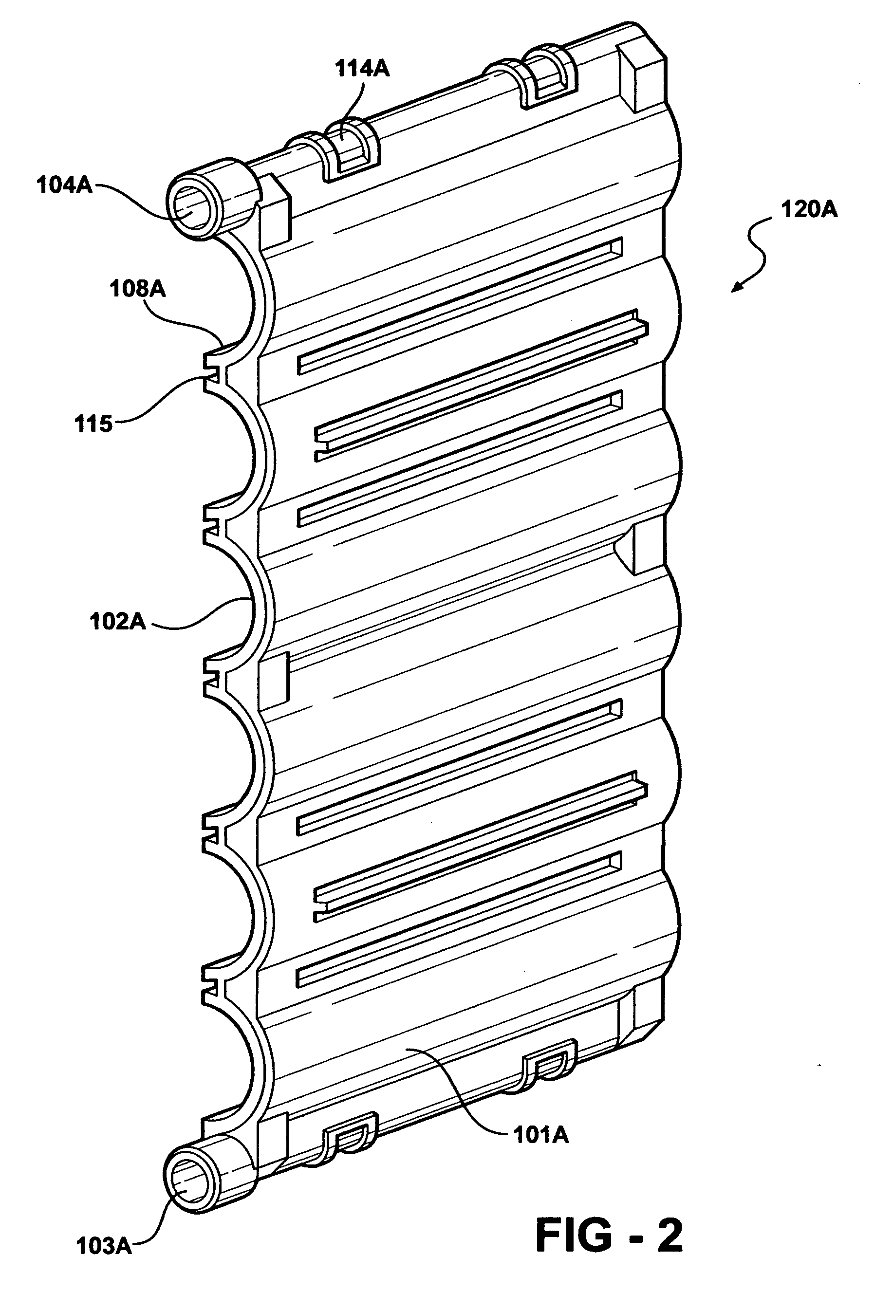 Device for housing electrochemical cells