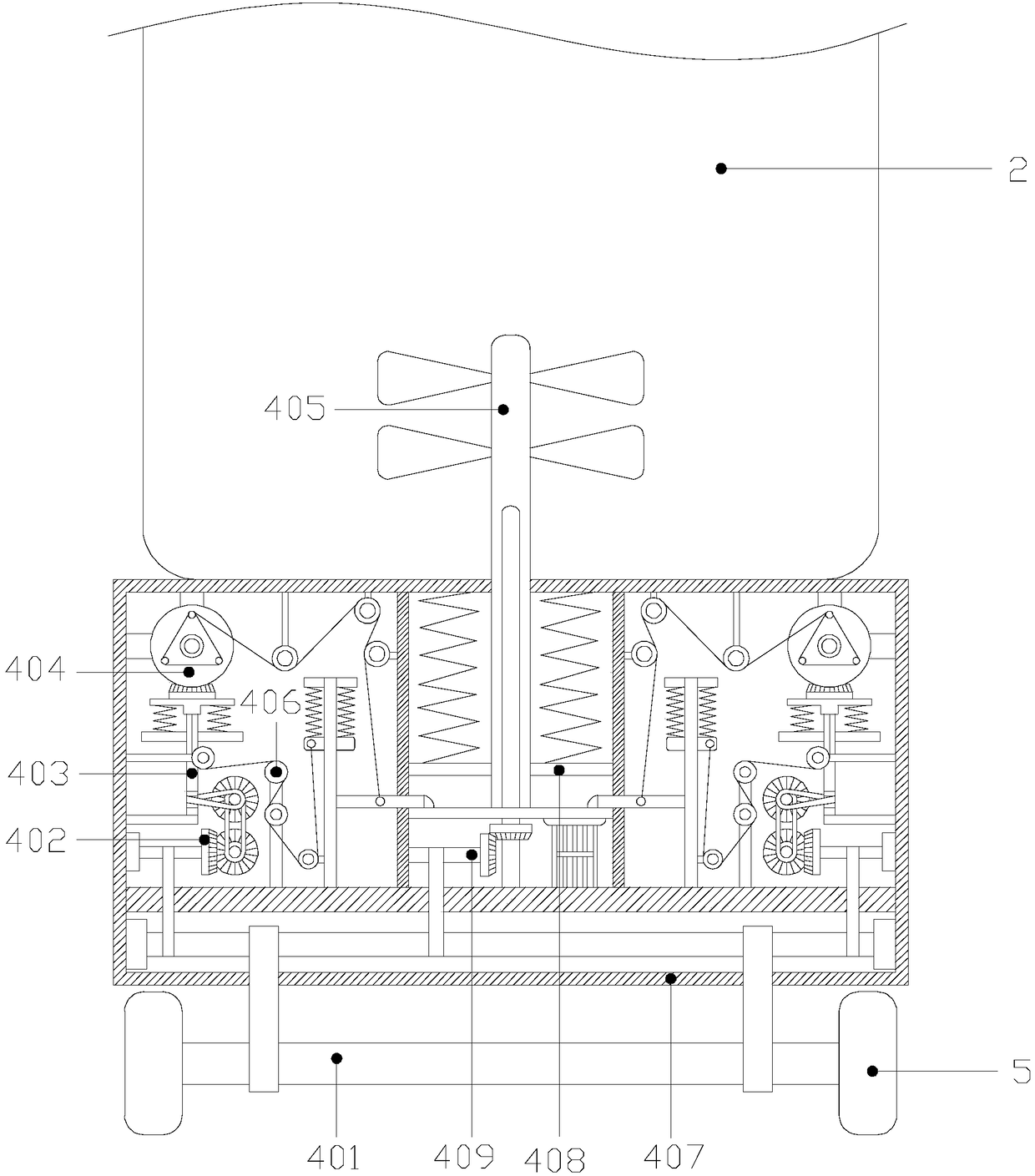 Garden insecticide spraying device for garden seedlings