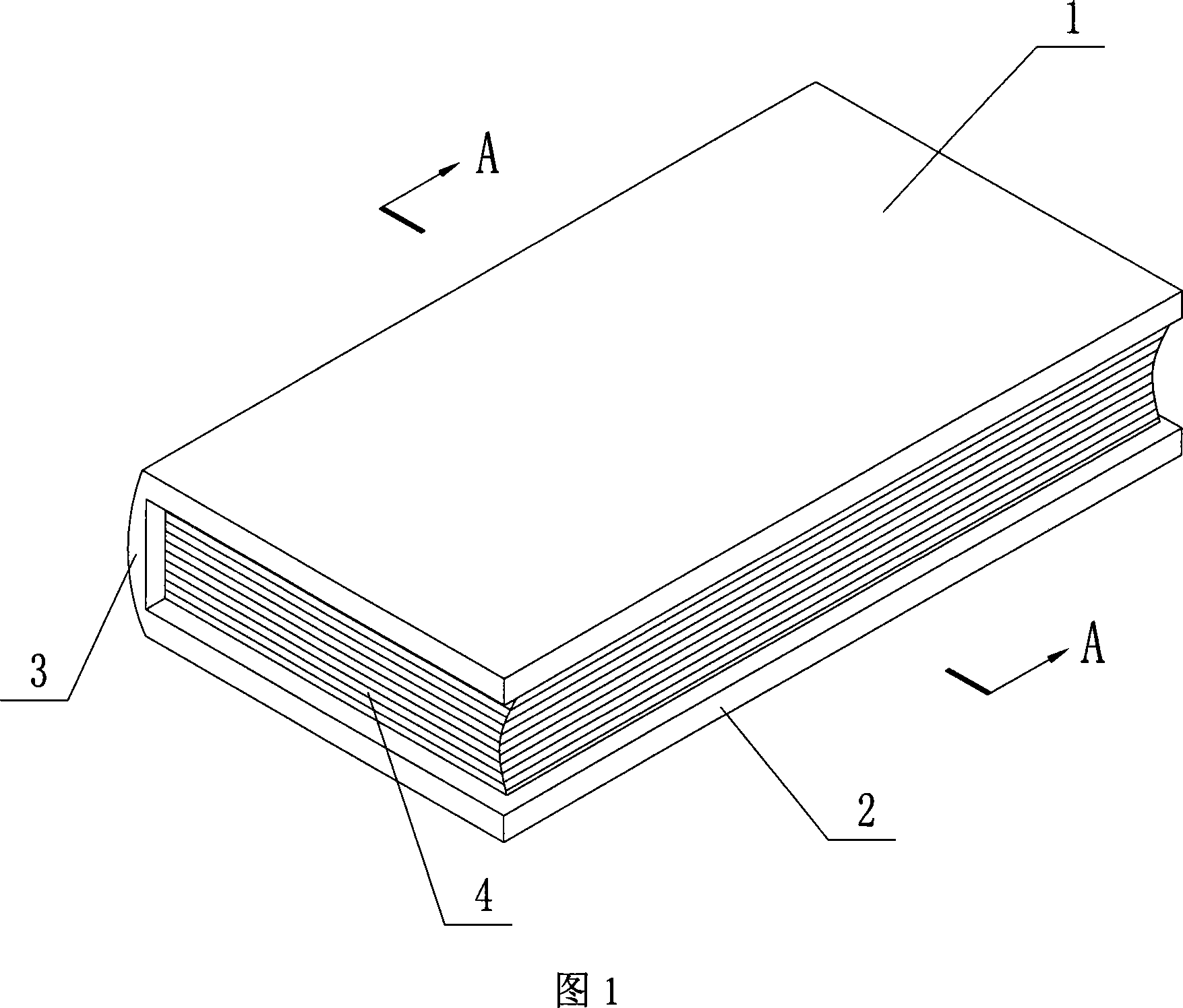 Decorative binding case and preparation method thereof
