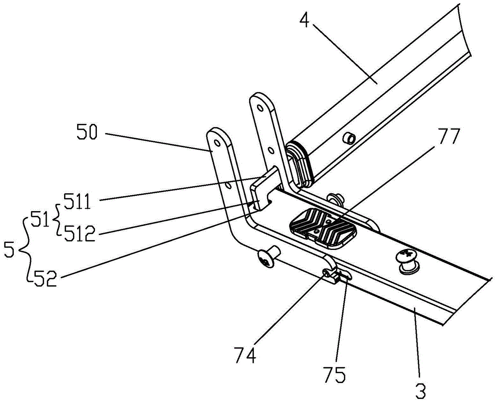 A foldable bed guard