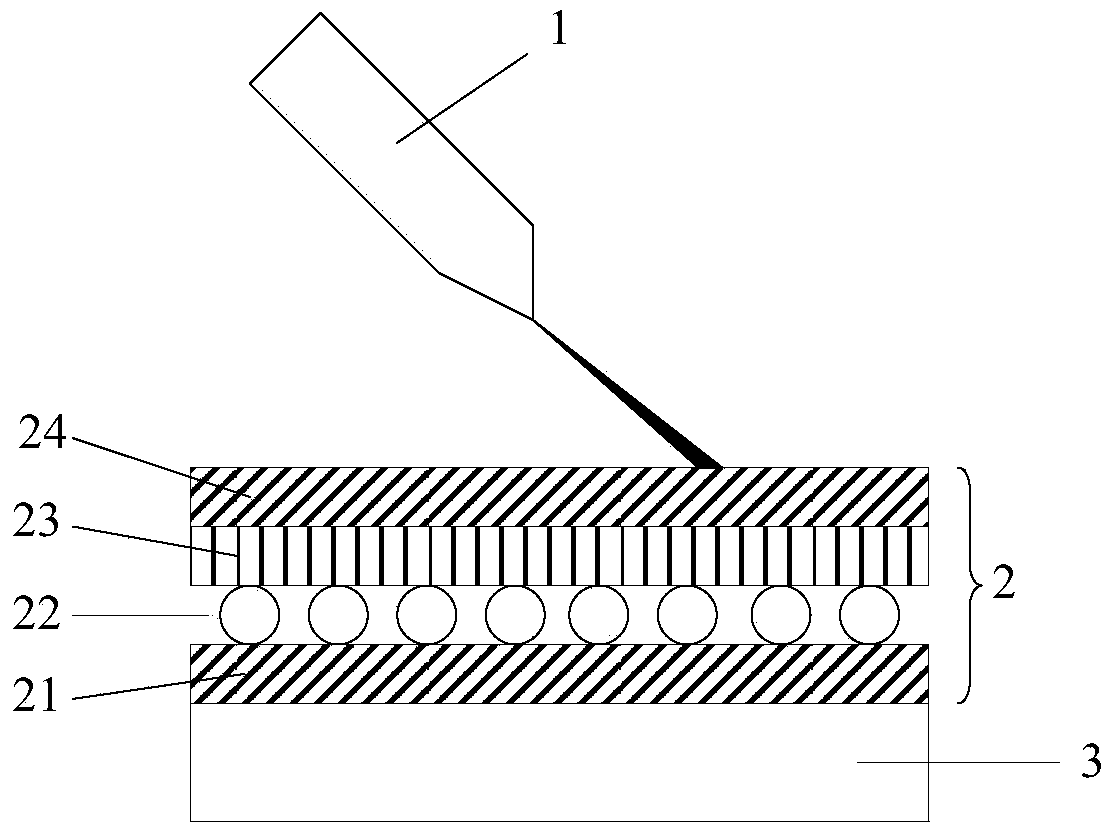 Non-contact type touch screen control device