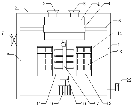 Orthopedic machine cleaning structure with disinfecting function and application method thereof