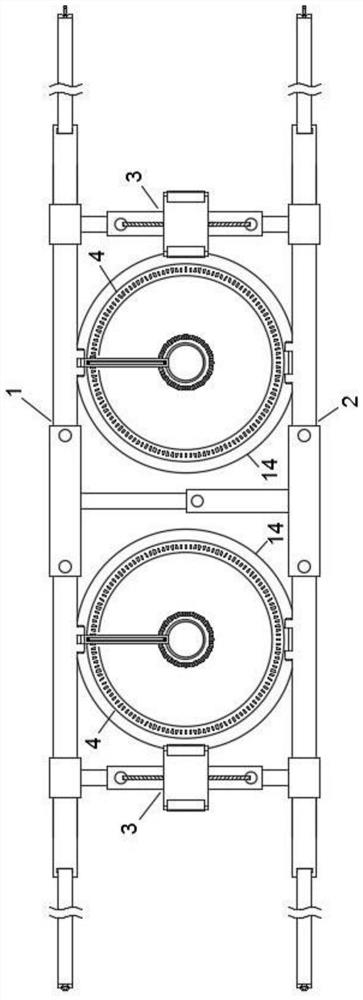 Postoperative nursing device for breast surgery