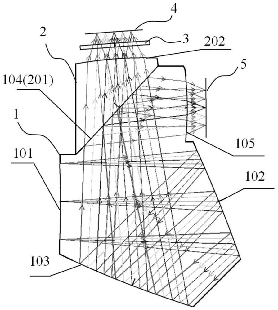 Compact infrared viewfinder optical system based on free-form surface prism