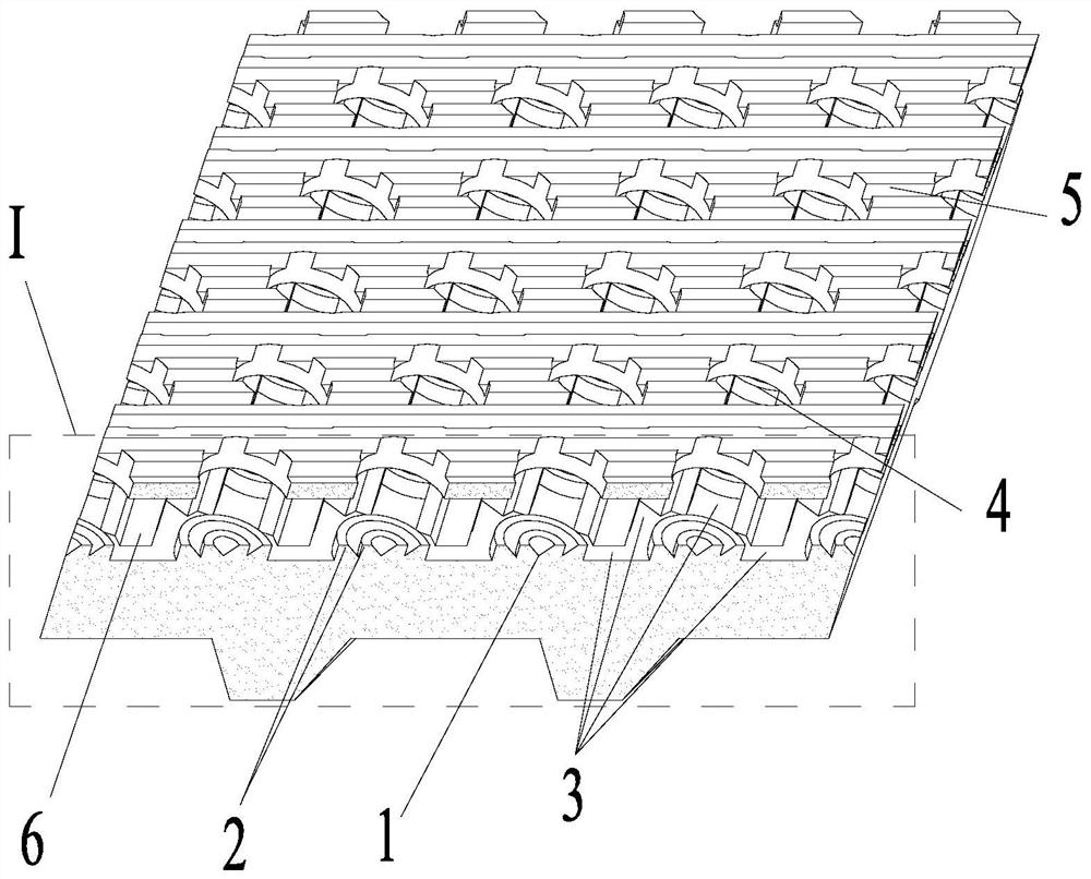 Fin structure, heat exchange tube and falling film evaporator