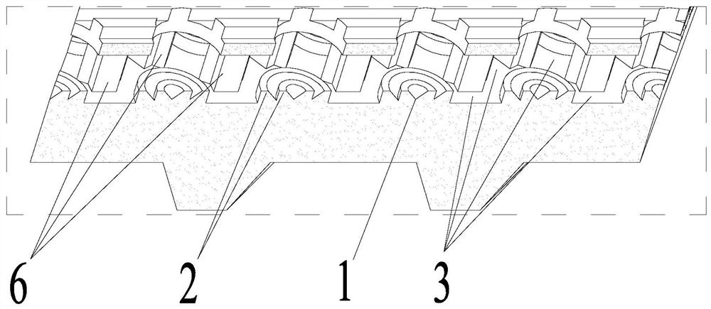 Fin structure, heat exchange tube and falling film evaporator