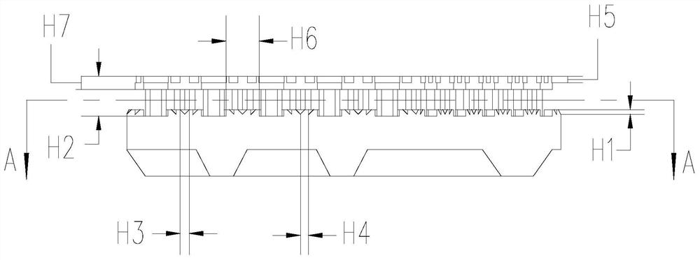 Fin structure, heat exchange tube and falling film evaporator