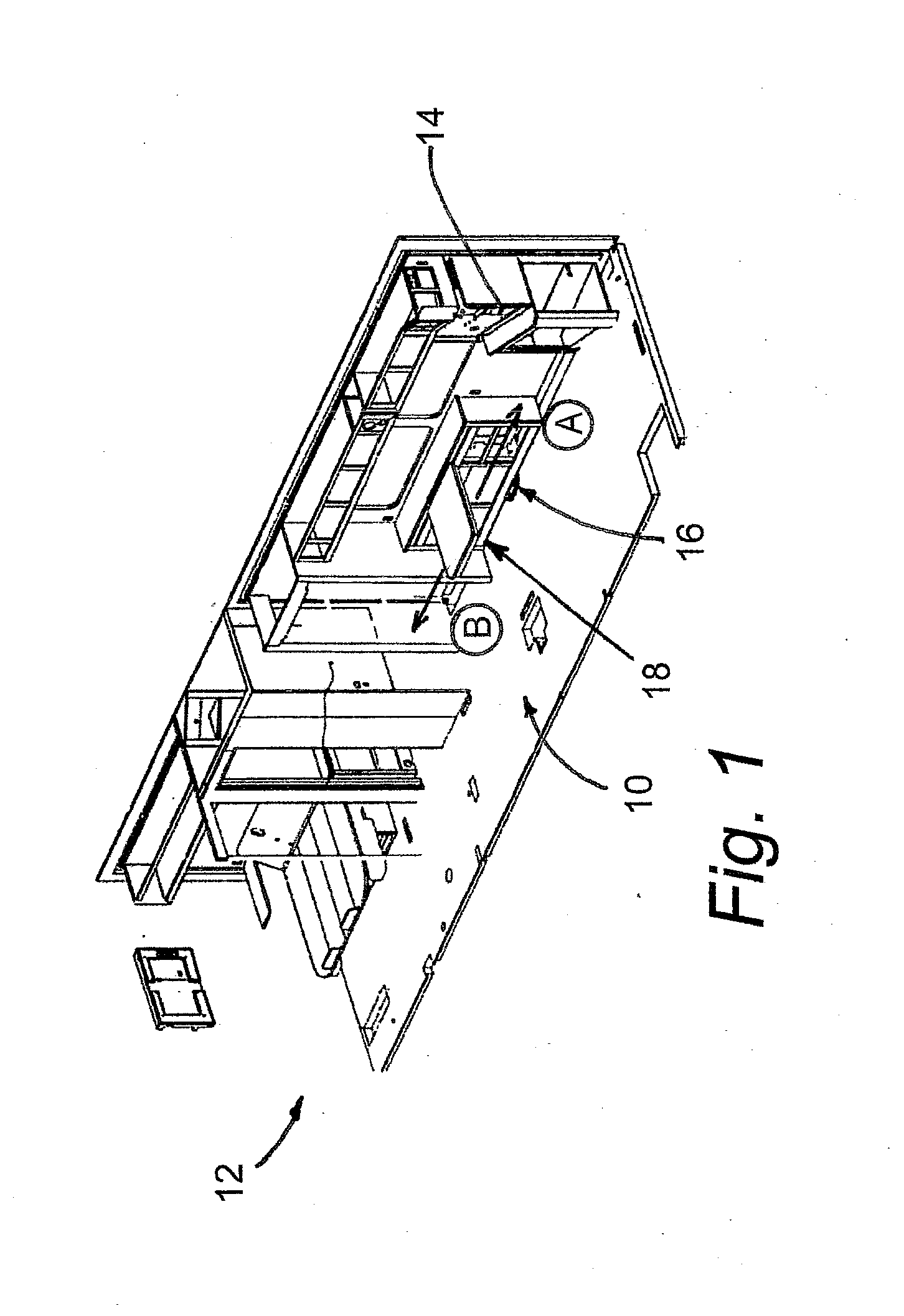 Slidable Table for A Vehicle