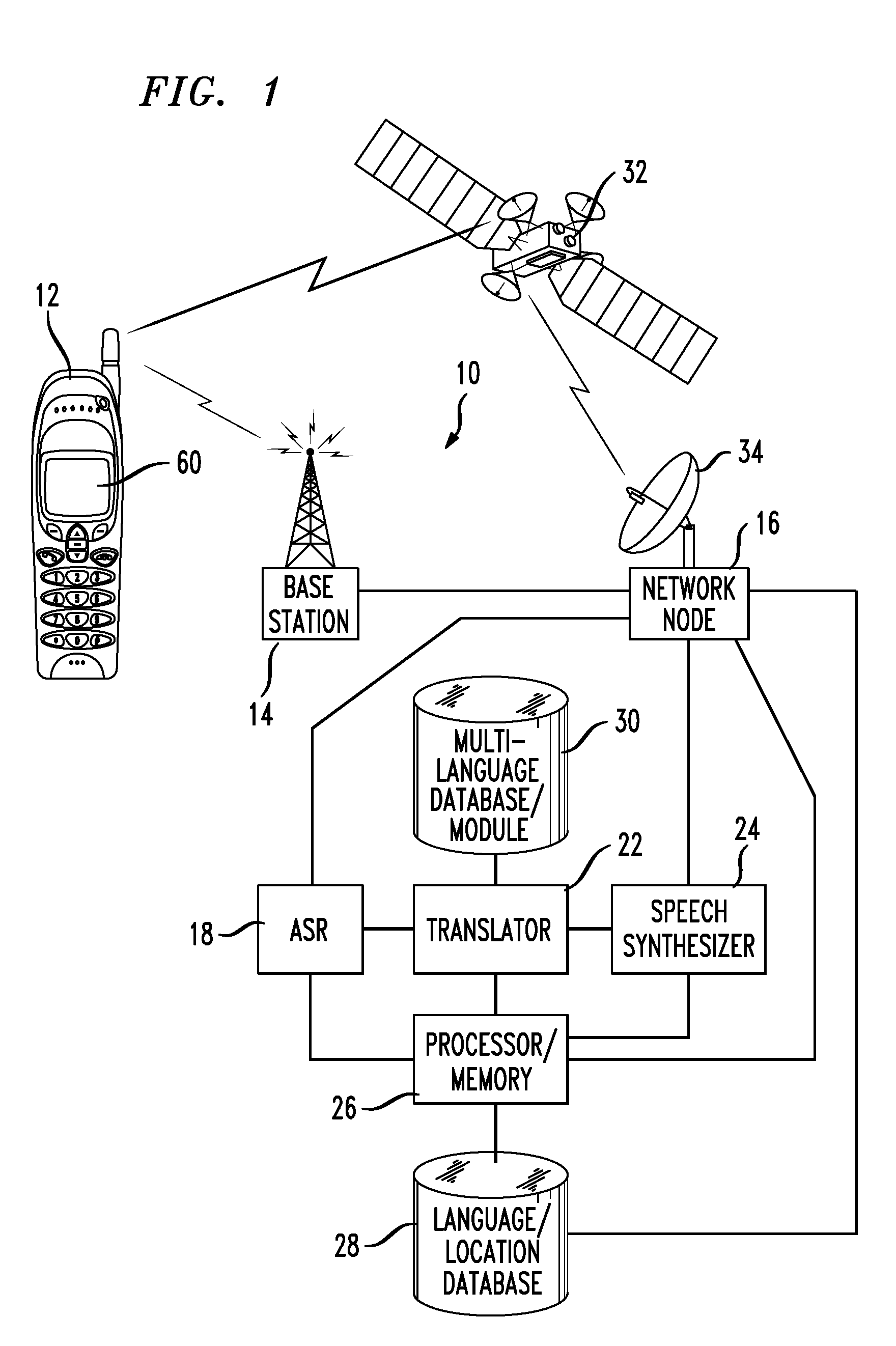System and method of ubiquitous language translation for wireless devices