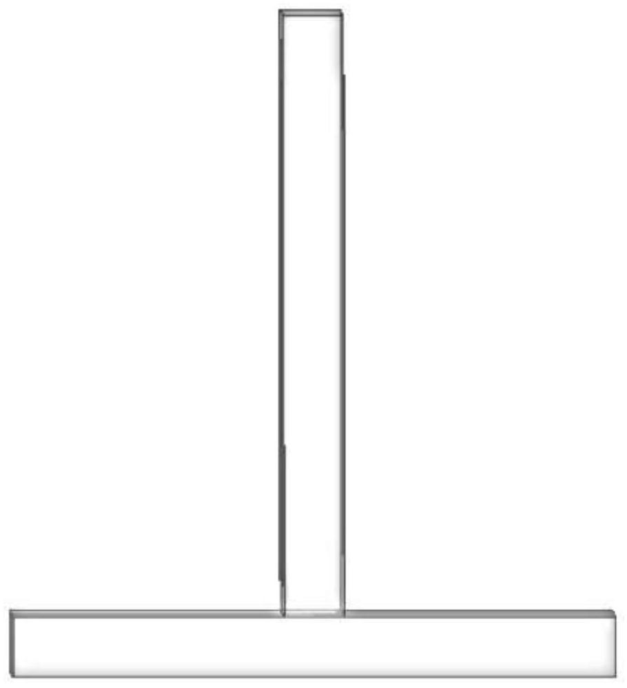 A p-band three-dimensional broadband composite absorbing metamaterial and its preparation method