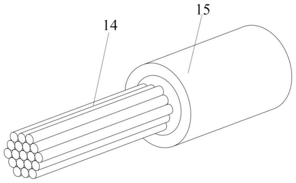 Continuous preparation method and anchoring method of FRP pultruded profile