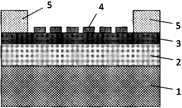 Graphene mid-infrared detector based on phonon exciton enhancement and preparation method thereof