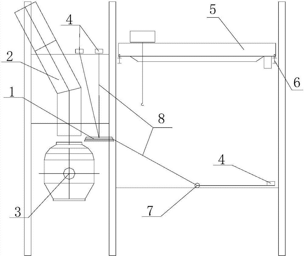 Construction method for replacing steelmaking converter flue