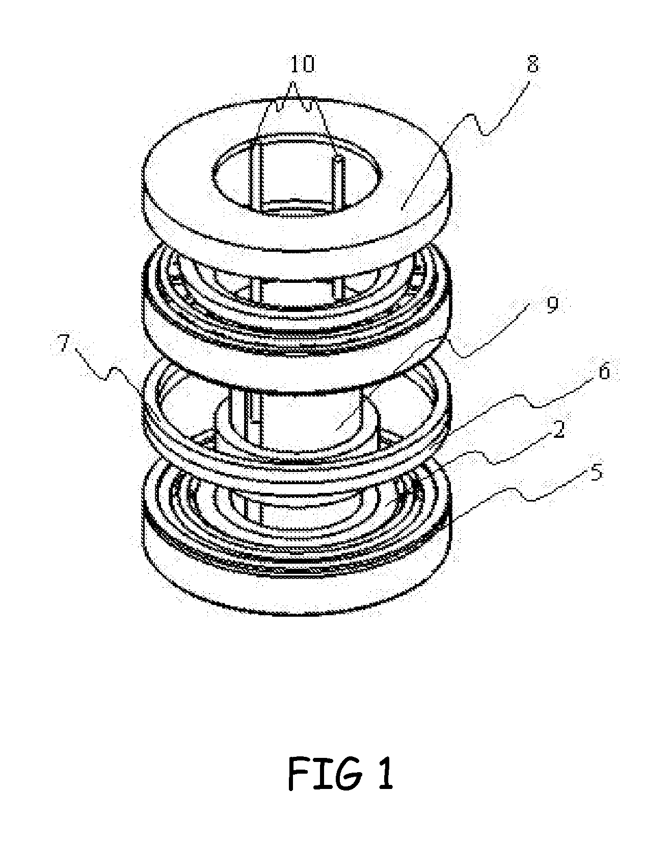 Durable and Wearless Rotating Conductor Assembly Based on an Internal Magnetic Field for Transmitting Voltage and Current
