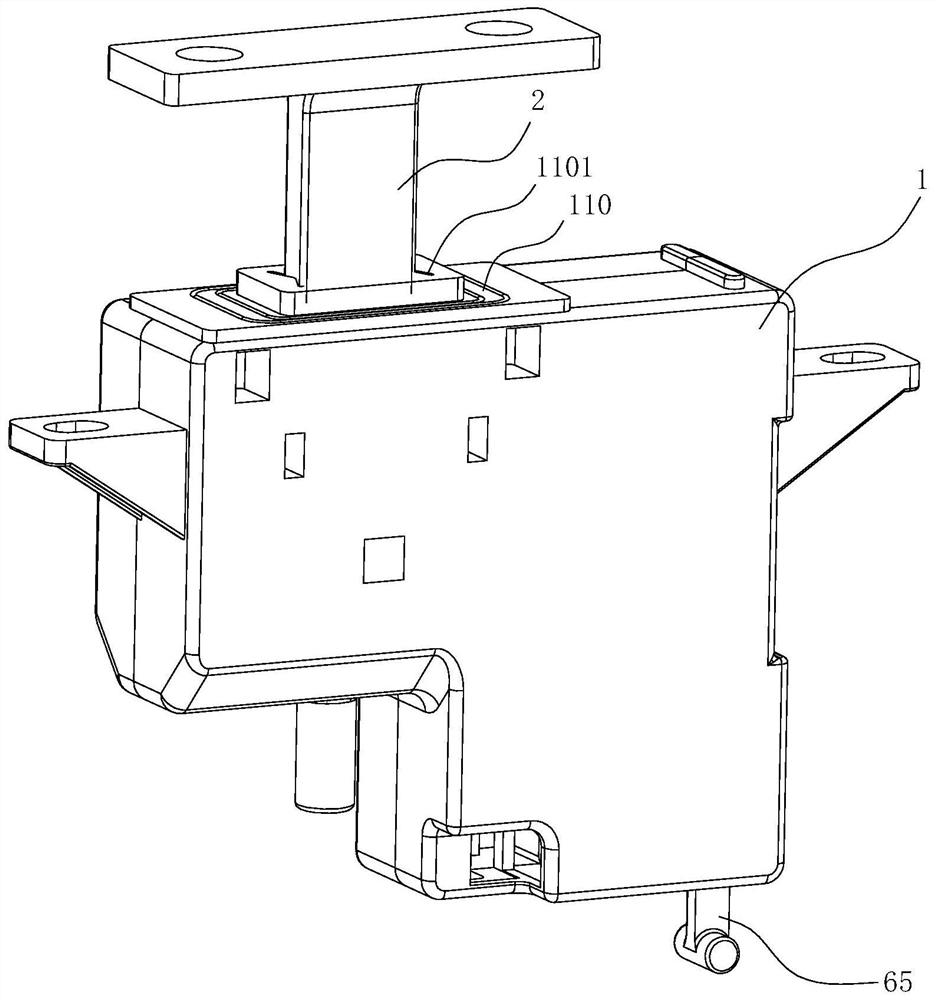 Door lock structure for electric appliance and cleaning machine applying door lock structure