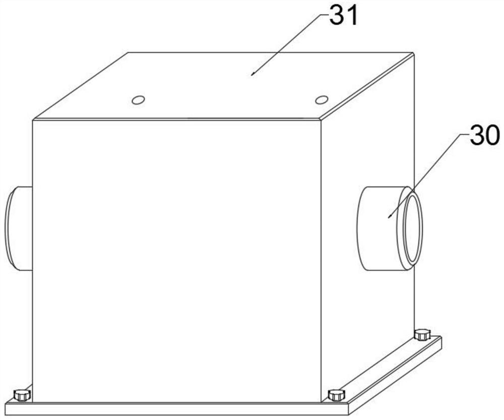 Extrusion film blowing device for nylon bag