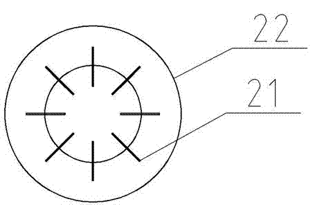 Free interface forming device and windowless spallation target system