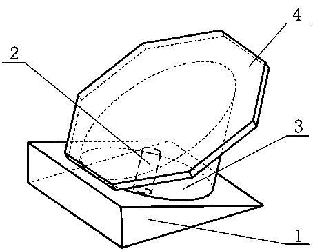 Single-shaft solar tracking device